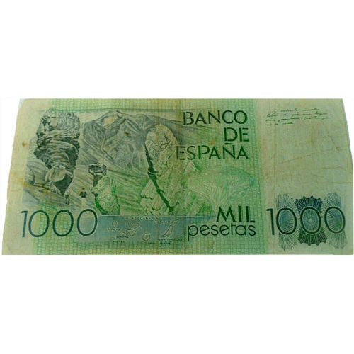 Billet Espagne Pesetas Madrid 22 De Julio De Octubre De 1979