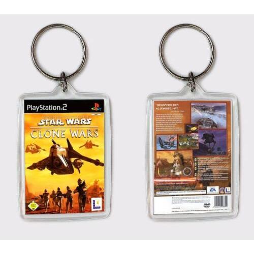 Porte-Clé En Plastique Star Wars Clone Wars Playstation 2 Ps2