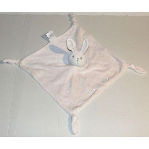 Lapin Cadet Rousselle Doudou Lapin Plat Rose