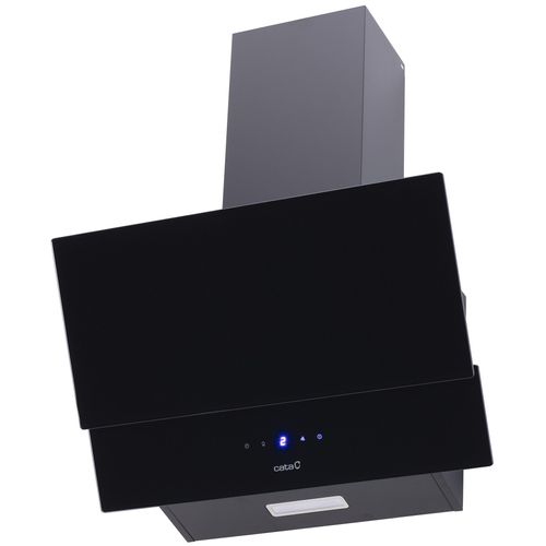 HOTTE ASPIRANTE CATA NOIRE EN VERRE ET METAL - 60CM 720M3/H 42DB