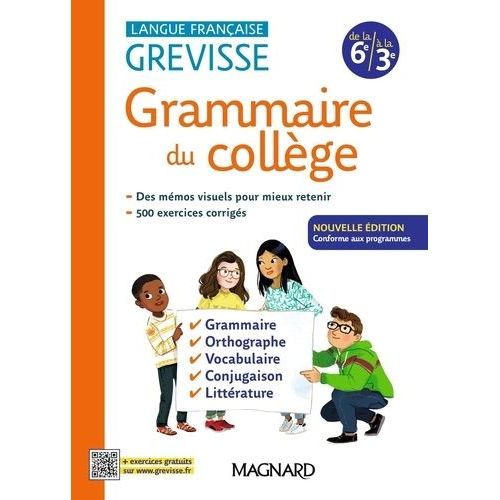 Grammaire Du Collège, De La 6e À La 3e
