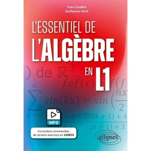 L'essentiel De L'algèbre En L1