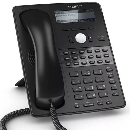 Snom D725 Téléphone IP Noir Filaire Sip Sraps Vlan Poe