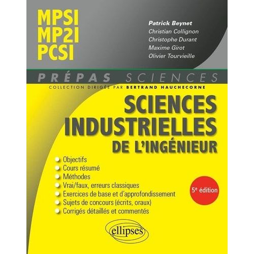 Sciences Industrielles De L'ingénieur Mpsi, Mp2i, Pcsi