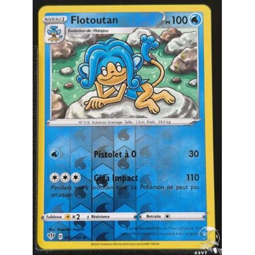 Pokemon Flotoutan 042 / 189 Reverse Eb03 Ténèbres Embrasées