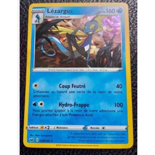 Pokemon Lézargus 059 / 202 Holo Mosaique Epée Et Bouclier