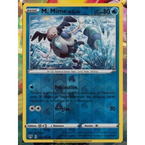 Pokemon M. Mime De Galar 035 / 189 Reverse Eb03 Tenebres Embrasees