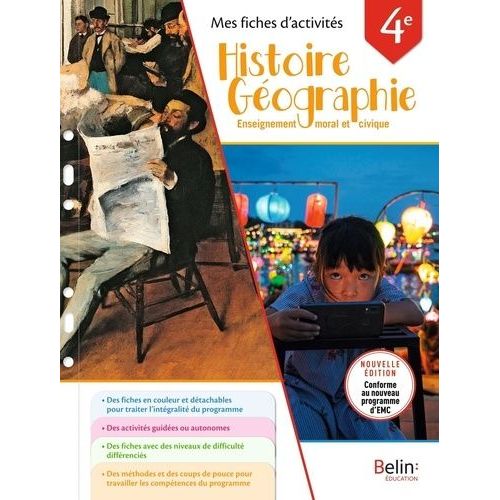 Mes Fiches D'activités Histoire Géographie Emc 4e