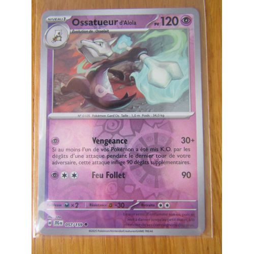 Ossatueur D'alola - Reverse - 057/159 - Aventures Ensemble