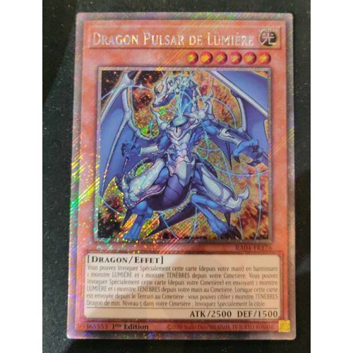 Yu Gi Oh Ra04 Fr176 Dragon Pulsar De Lumière Platinum Rare