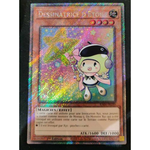 Yu Gi Oh Ra04 Fr199 Dessinatrice D'etoile Platinum Rare