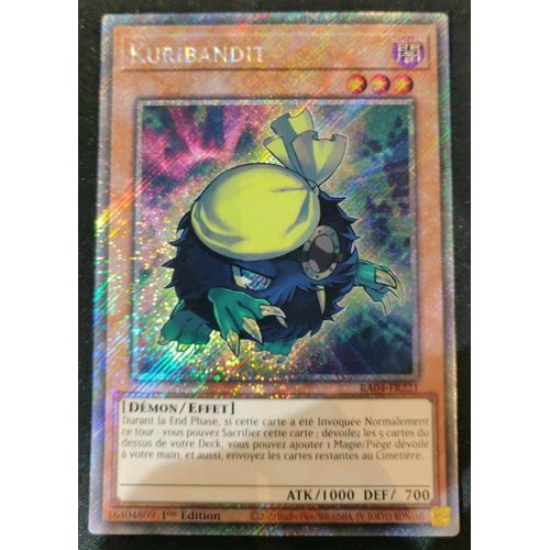 Yu Gi Oh Ra04 Fr221 Kuribandit Platinum Rare