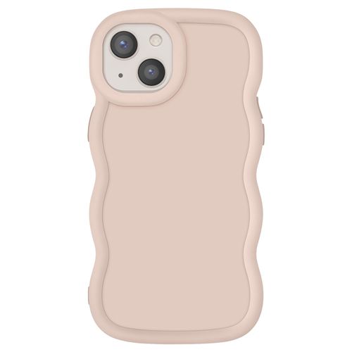 Coque Pour Iphone 13 Silicone Antichoc Série Candy Beige