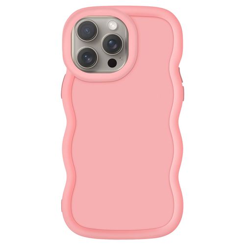 Coque Pour Iphone 15 Pro Silicone Antichoc Série Candy Rose