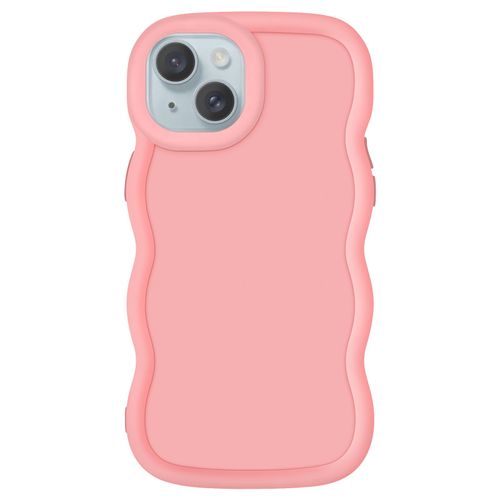Coque Pour Iphone 15 Silicone Antichoc Série Candy Rose