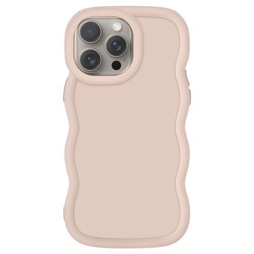 Coque Pour Iphone 15 Pro Silicone Antichoc Série Candy Beige