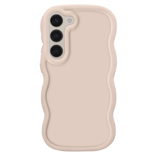 Coque Pour Samsung Galaxy S23 Silicone Antichoc Série Candy Beige