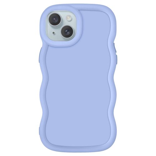 Coque Pour Iphone 15 Silicone Antichoc Série Candy Lavande