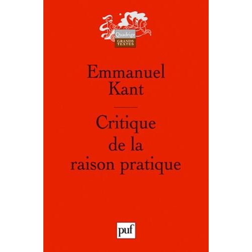 Critique De La Raison Pratique