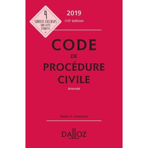 Code De Procédure Civile Annoté
