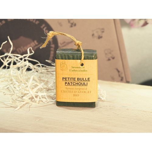 Savon Bio - Petite Bulle Patchouli - Savonnerie L'arbre À Bulles 