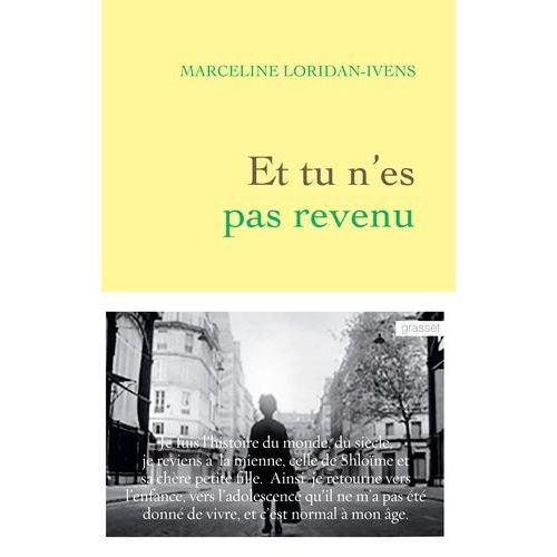 Et Tu N'es Pas Revenu
