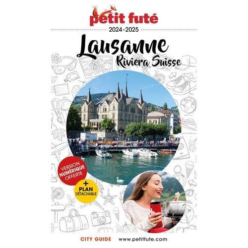 Petit Futé Lausanne - Riviera Suisse (1 Plan Détachable)