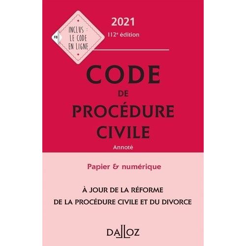 Code De Procédure Civile Annoté