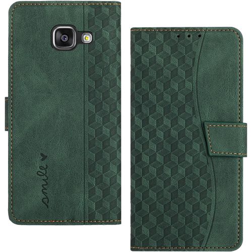 Coque Pour Samsung Galaxy A3 2016 / A310 Coque,Etui Protection Housse Premium En Cuir Pu,Pochette Fermeture Magnétique,Flip Case Pour Samsung Galaxy A3 2016 / A310 Vert