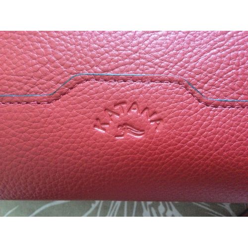 Sac à main et bandoulière neuf rouge marque Katana cuir