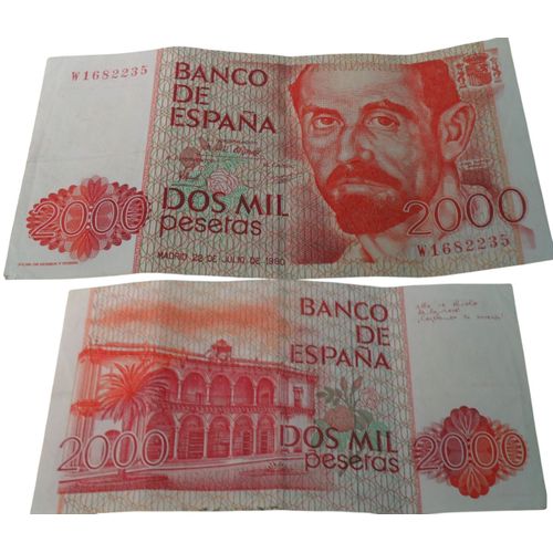 Billet Espagne Pesetas Madrid 22 De Julio De 1980 - Nw16822