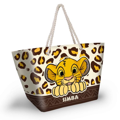 Sac de Plage Soleil - Disney Roi Lion Leopard - Jaune - Taille Unique