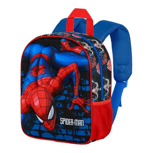 Sac à Dos 3D Elite - Marvel Spiderman Wall - Rouge - Taille Unique