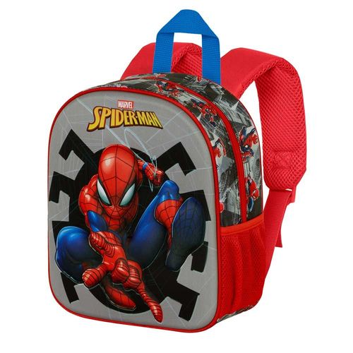 Sac à Dos 3D Elite - Marvel Spiderman Symbol - Gris - Taille Unique