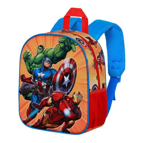 Sac à Dos 3D Elite - Marvel Avengers Attack - Rouge - Taille Unique