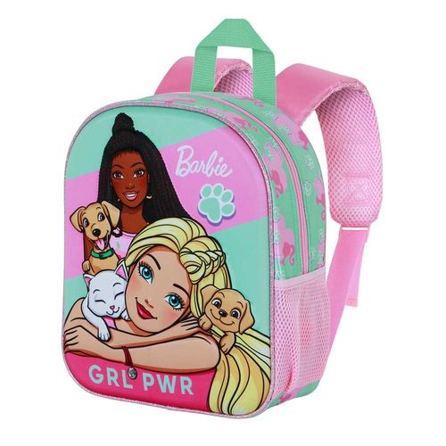 Sac à Dos 3D Elite - Barbie Pets - Rose- Taille Unique
