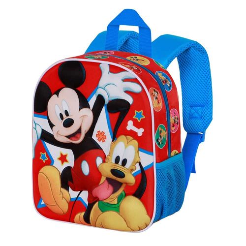 Sac à Dos 3D Elite - Disney Mickey Mouse Star - Multicolore - Taille Unique