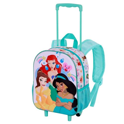Sac à dos 3D à Roulettes Petit - Disney Princesses Disney Rainbows - Multicolore - Taille Unique
