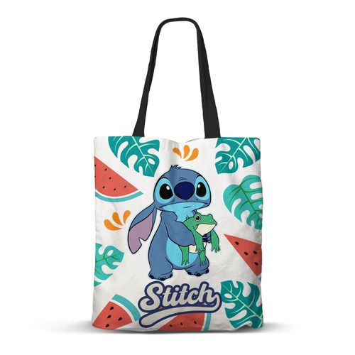 Sac de Courses Shopping FAN - Disney Lilo et Stitch Frog - Multicolore - Taille Unique