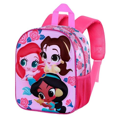 Sac à Dos 3D Elite - Disney Princesses Disney Flowers - Rose - Taille Unique