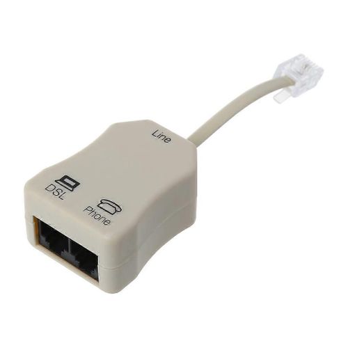 Répartiteur de téléphone Adaptateur RJ11 Modem ADSL Téléphone Répartiteur de fax de téléphone
