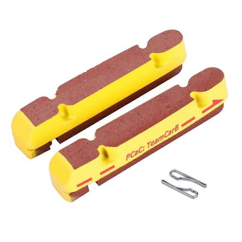 2 Pcs Jantes En Carbone Roue En Caoutchouc Vélo Disque Plaquettes De Frein De Remplacement Ensembles De Plaquettes