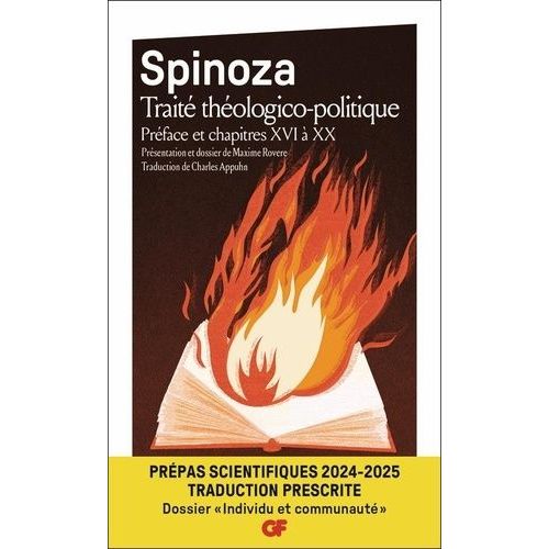 Traité Théologico-Politique - Préface Et Chapitres Xvi À Xx - Prépas Scientifiques, Dossier "Individu Et Communauté