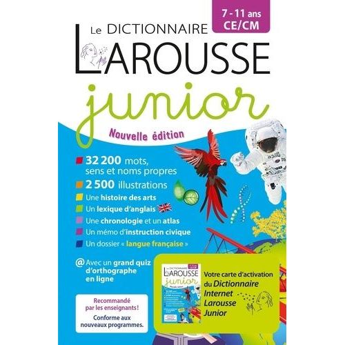 Le Dictionnaire Larousse Junior Ce/Cm