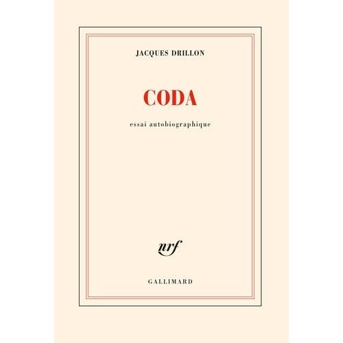 Coda - Essai Autobiographique