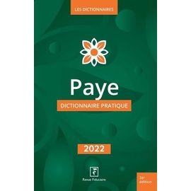 Paye - Dictionnaire Pratique