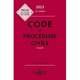 Code De Procédure Civile Annoté