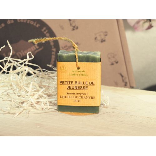 Savon Bio - Petite Bulle De Jeunesse - Savonnerie De L'arbre À Bulles - 100g 
