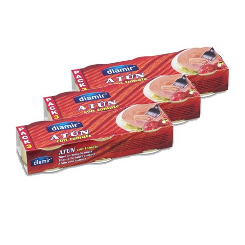 Lot 3x Thon À La Tomate - 3x80g - Pack 240g
