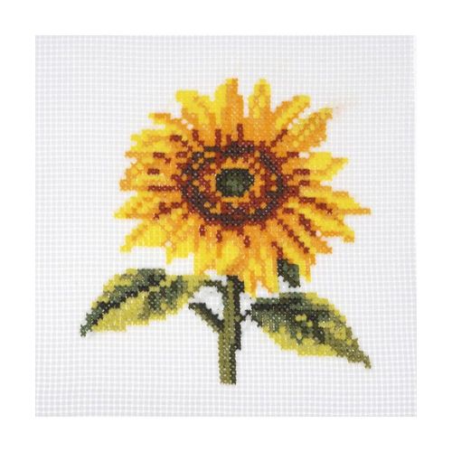 Mini Kit De Point De Croix Tournesol 10 X 14,7 Cm ¿ Trimits Taille : 10 X 14,7 Cm. Color : Tournesol Jaune